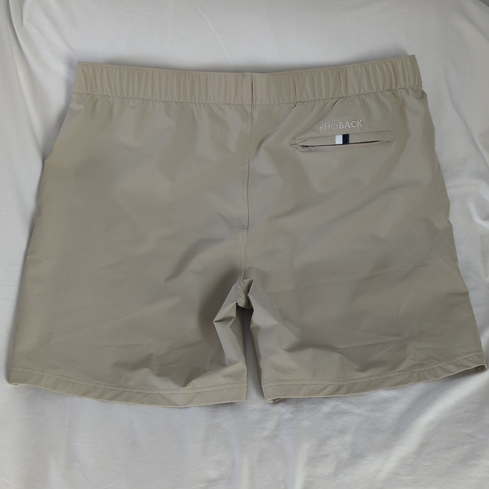 Rhoback Everyday Performance Shorts Dine Khaki Tan Size 3XL